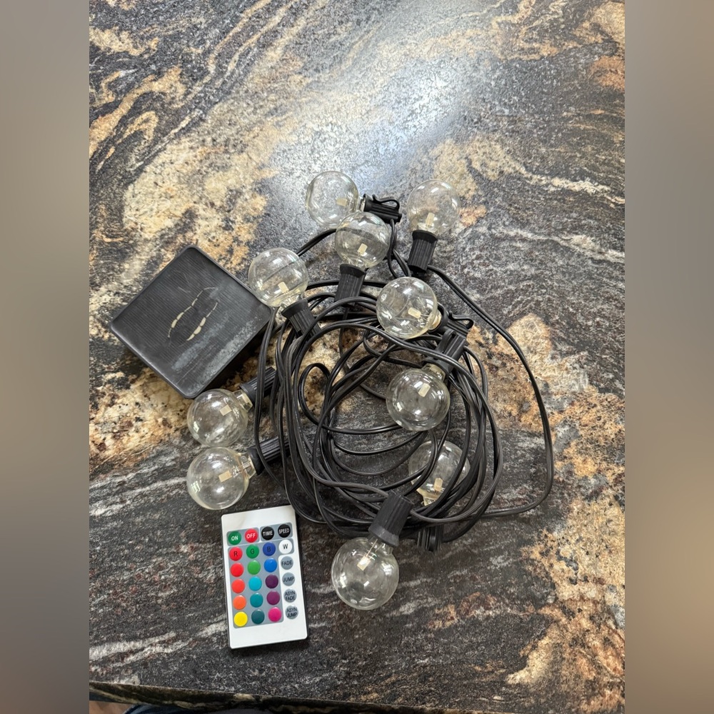 Solar String Lights with Remote Control